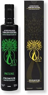 ORO DEL OLIVO Aceite de Oliva Virgen Extra Premium (Edición Limitada) - Calidad Gourmet, Primera Cosecha, Aceituna Picual - Botella 500ml