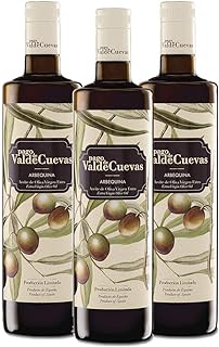 Pago de Valdecuevas Aceite de Oliva Virgen Extra 750ml, caja de 3 unidades, 100% Arbequina