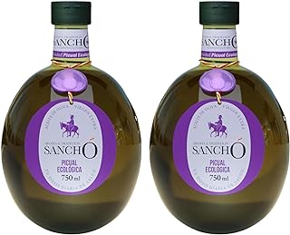 Aceite de Oliva Virgen Extra Sancho | Variedad Picual Ecológico 100% - 1 Botella PET (plástico alimentario)