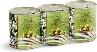 DIA aceituna rellenas de anchoas pack 3 latas 50 gr