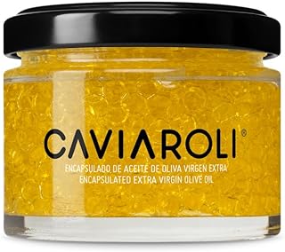 Caviaroli - Encapsulado de Aceite de Oliva Virgen Extra - Perlas de Aceite Gourmet para Aliño o Decoración